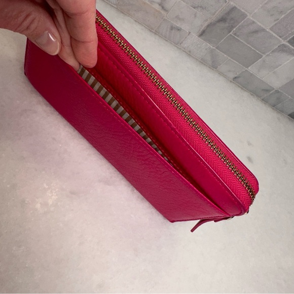 Kate Spade Pink Lacey Zip Around Large Wallet - Picture 8 of 10